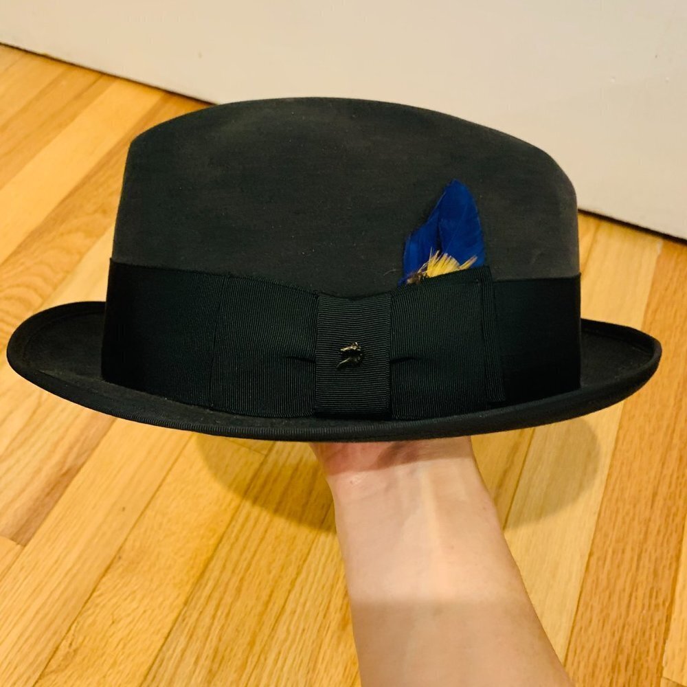 KNOX VINTAGE MADISON AVE NYC FEDORA CAP HAT